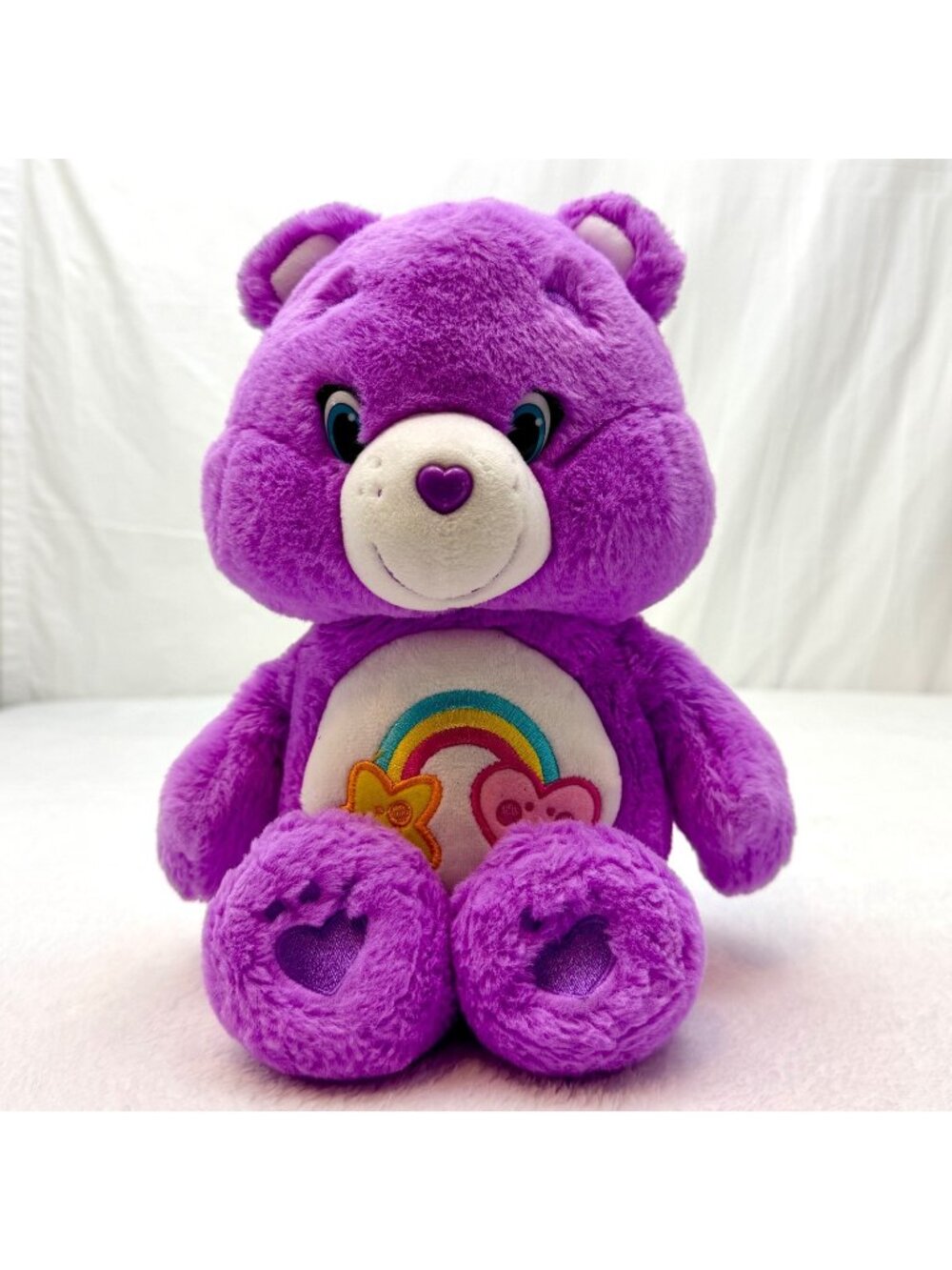 Care Bears 12" Purple Best Friend Bear Plush Toy 2014 Just Play